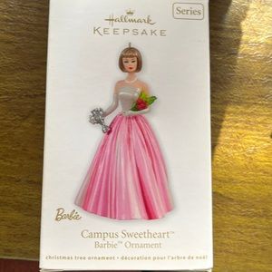 Hallmark Keepsake Campus Sweetheart Barbie Ornament